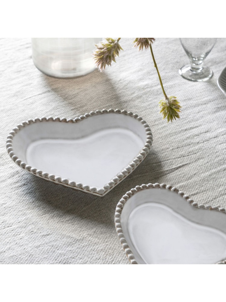 Gallery Home 3 Pack Grey Heartstone Plates - Image 1 of 5