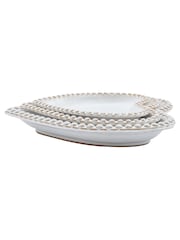 Gallery Home 3 Pack Grey Heartstone Plates - Image 5 of 5
