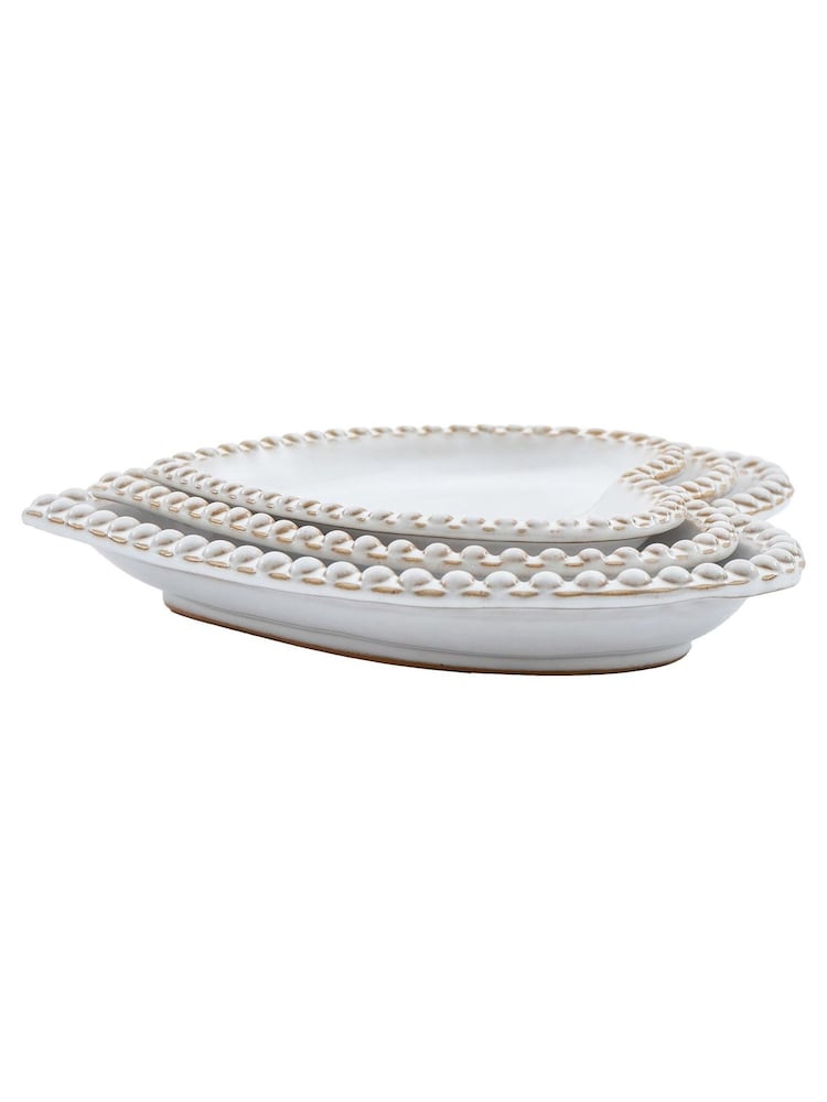 Gallery Home 3 Pack Grey Heartstone Plates - Image 5 of 5