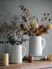 Gallery Home White Stratton Large Vase - Image 1 of 3