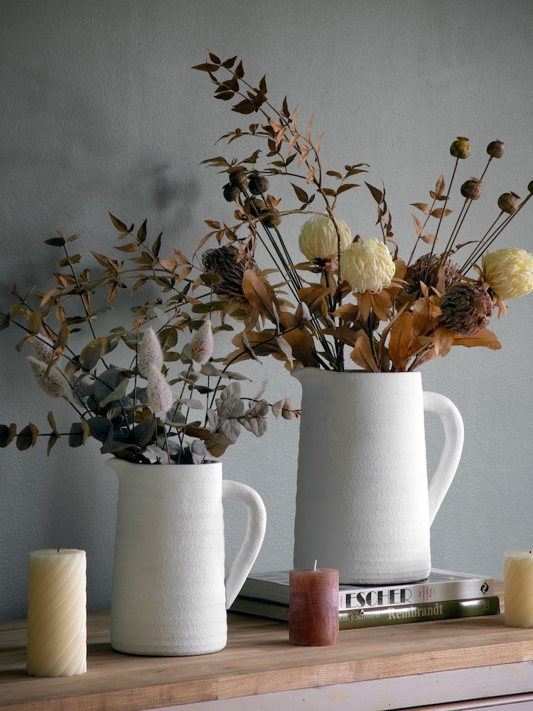 Gallery Home White Stratton Large Vase - Image 1 of 3