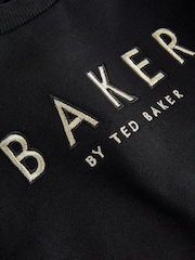 أسود - سويت شيرت بتفصيل فيونكة من Baker by Ted Baker - Image 12 of 12