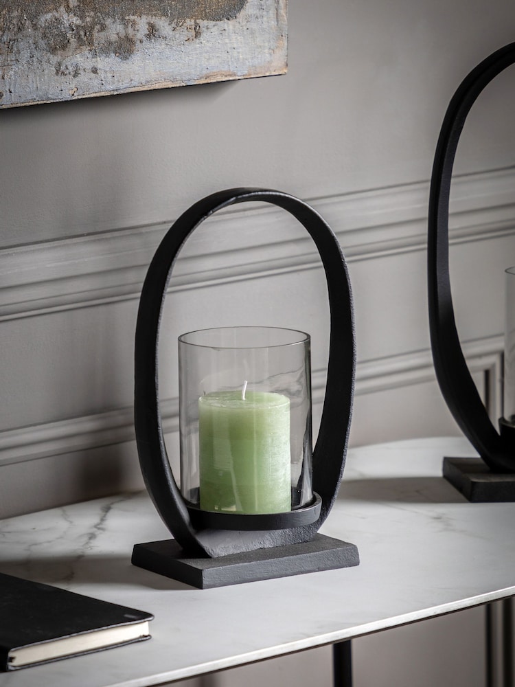 Gallery Home Black Harlan Candle Holder Small - Image 1 of 6