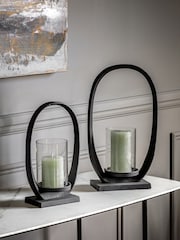 Gallery Home Black Harlan Candle Holder Small - Image 2 of 6