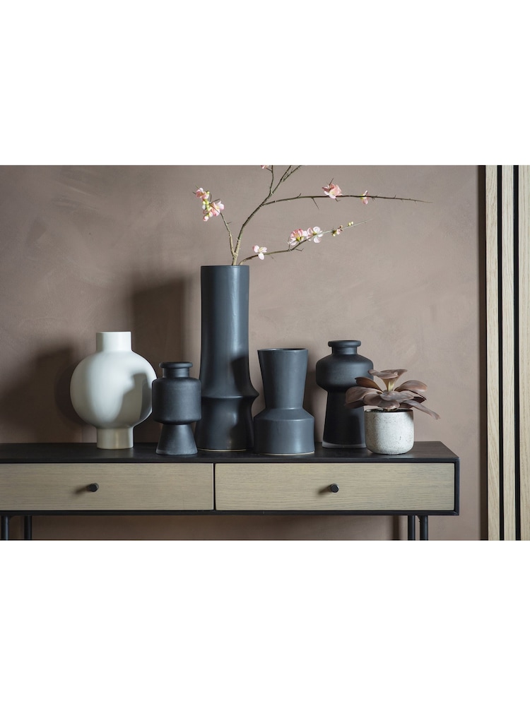 Gallery Home White Omari Vase - Image 2 of 3