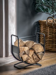 Gallery Home Black Newton Log Basket - Image 1 of 5