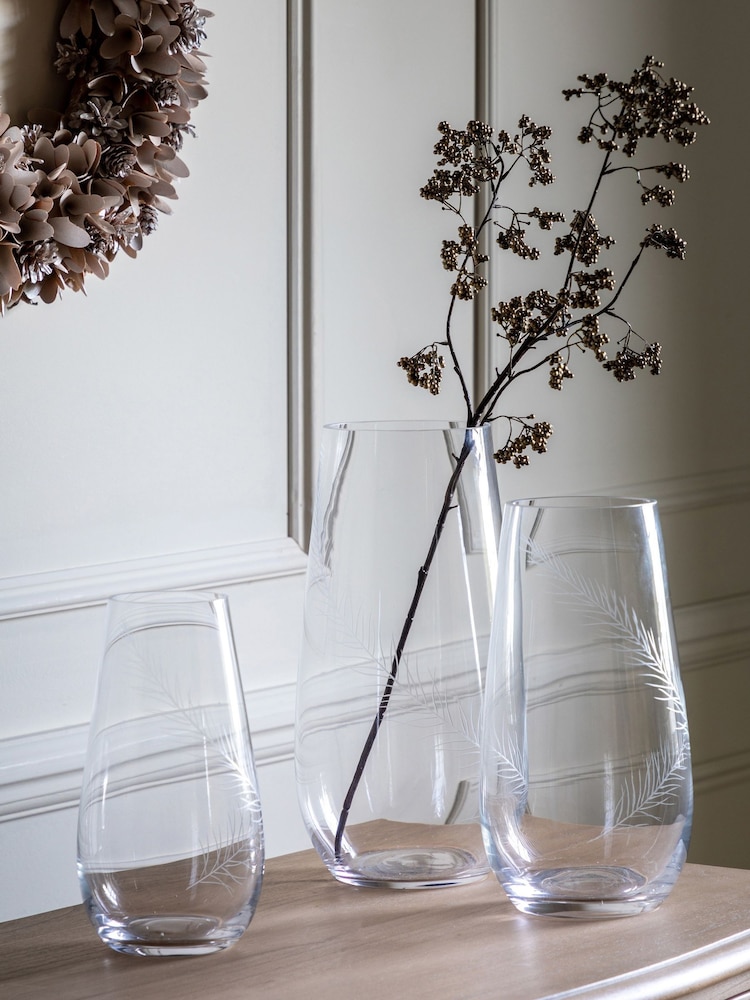 Gallery Home Clear Willow Large Large Clear Vase - Image 1 of 5