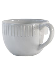 Gallery Home Cream Earthen Ridged Mugs 4 Pack - Image 3 of 4