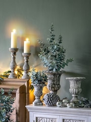 Gallery Home Grey Ashbourne Candlestick Aged - Image 2 of 5