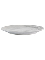 Gallery Home 4 Pack Cream Earthy Ridged Dinner Plates - Image 3 of 3