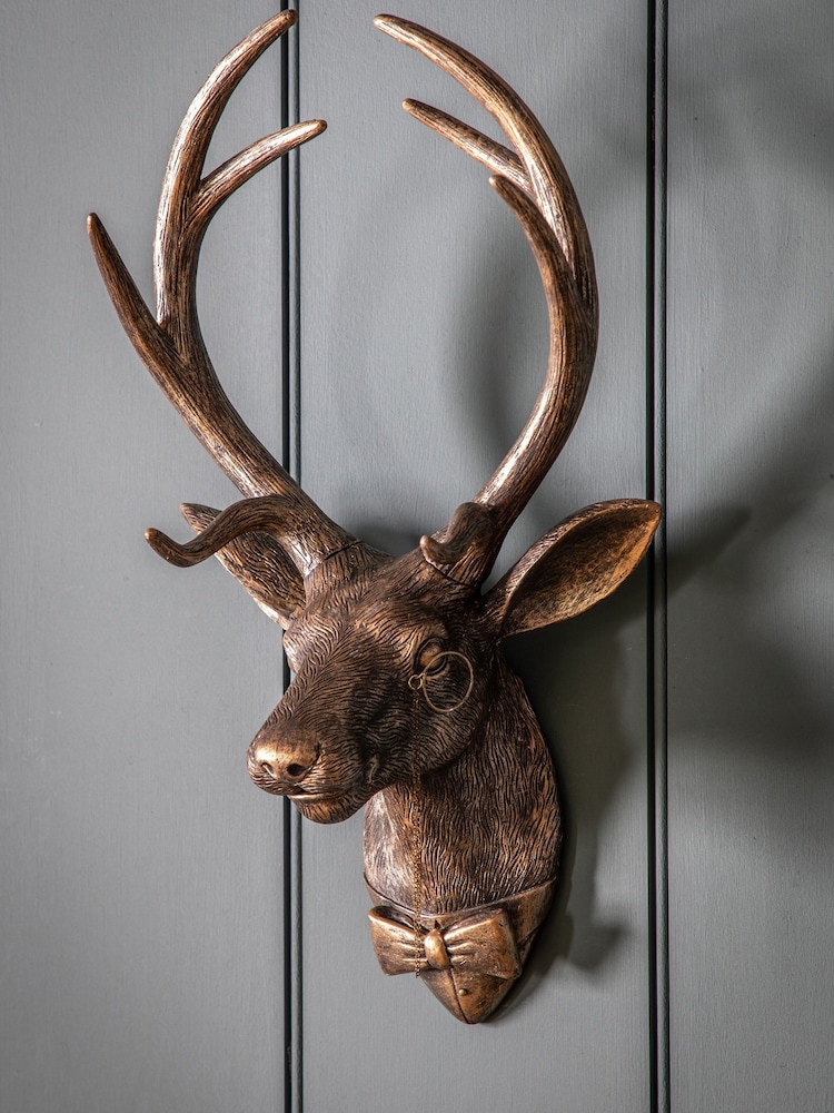 Gallery Home Bronze Sir Alton Stag Wall Decor - Image 1 of 2