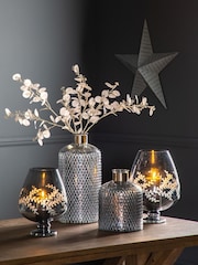 Gallery Home Grey Erina Etched Large Lustre Vase - Image 1 of 3