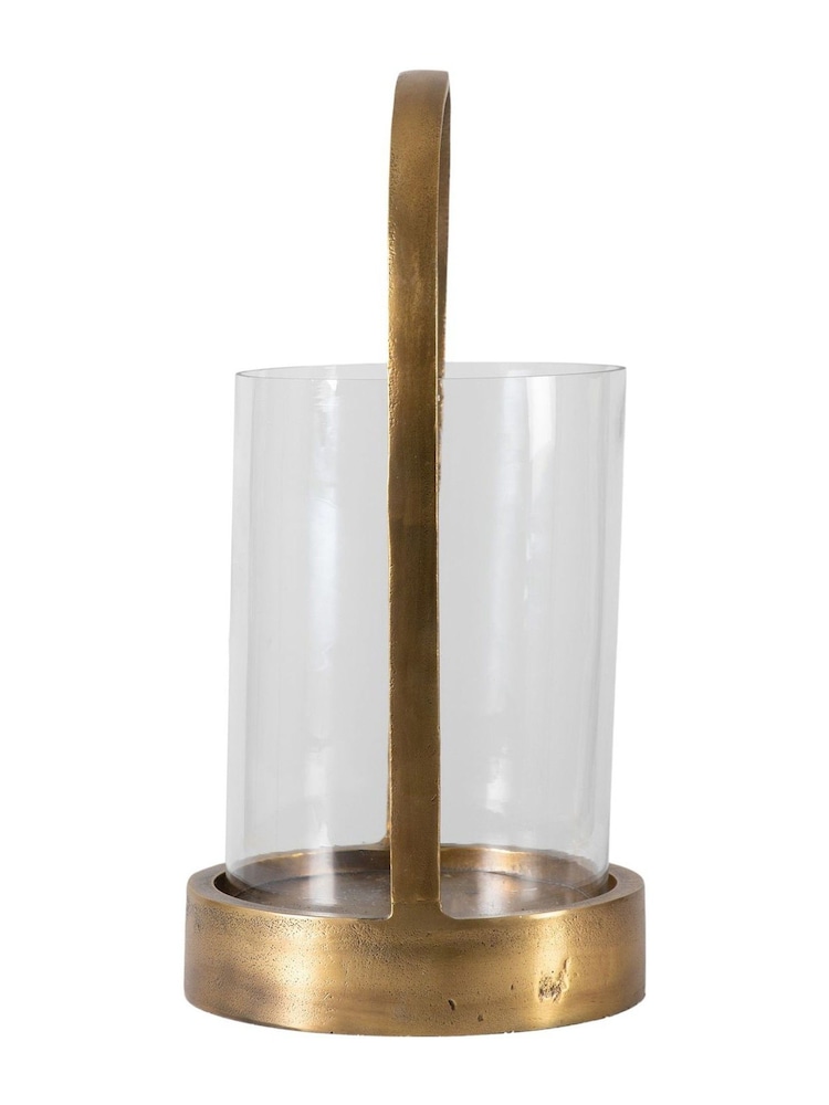 Gallery Home Brass Landon Hurricane Candle Holder - Image 5 of 5