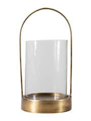 Gallery Home Brass Landon Hurricane Candle Holder - Image 6 of 6