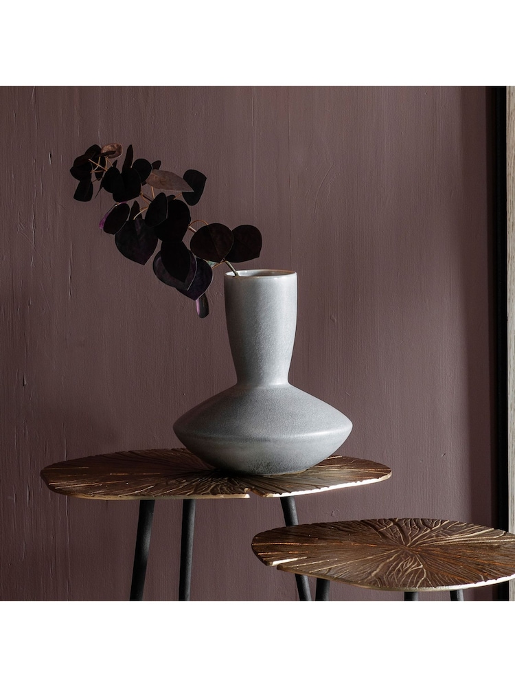 Gallery Home Grey Kaito Vase - Image 1 of 3 Gallery Home Grey Kaito Vase - Image 1 of 3