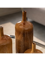 Gallery Home Set of 3 Brown Khalid Trio Ornaments - Image 2 of 4