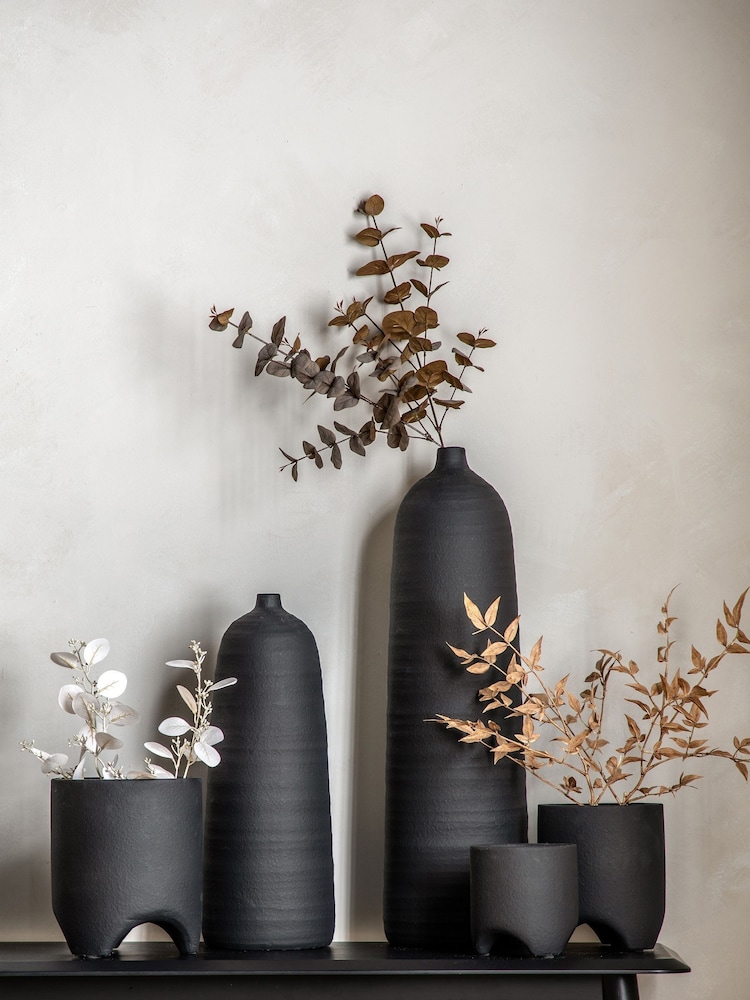 Gallery Home Black Monarch Vase - Image 1 of 4