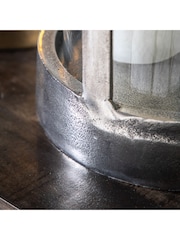Gallery Home Nickel Landon Hurricane Candle Holder - Image 2 of 3