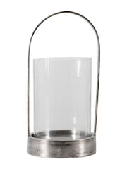 Gallery Home Nickel Landon Hurricane Candle Holder - Image 3 of 3