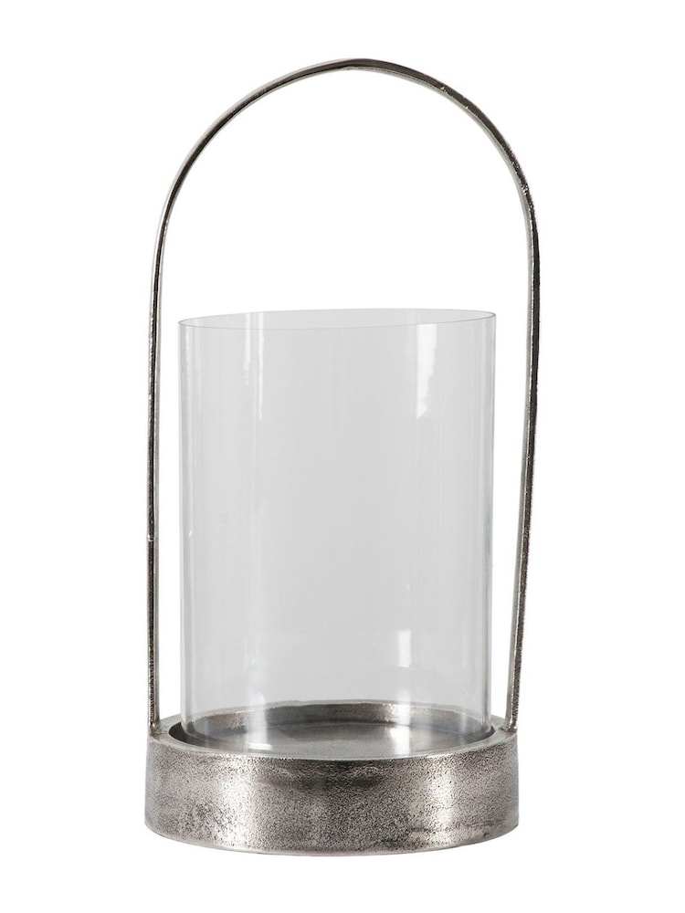 Gallery Home Nickel Landon Hurricane Candle Holder - Image 3 of 3