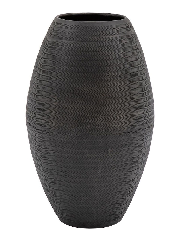Gallery Home Black Artisan Metal Tall Arrow Vase - Image 3 of 3