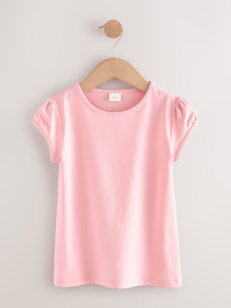 Pink - T-Shirts mit Puffärmeln im 2er-Pack (3–16 J.) - Bild 2 von 6