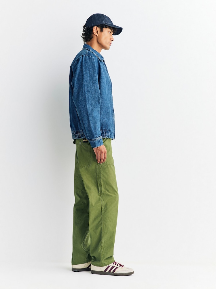 Stan Ray Green Fat Trouser - Image 2 of 6 Stan Ray Green Fat Trouser - Image 2 of 6