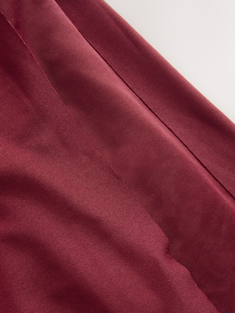 Burgunderrot - Jersey Brautjungfern-Maxikleid mit mehreren Tragemöglichkeiten - Bild 10 von 10 Burgunderrot - Jersey Brautjungfern-Maxikleid mit mehreren Tragemöglichkeiten - Bild 10 von 10