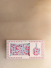 Cath Kidston Blue Folding Star Ditsy Purse and Mirror Gift Set - Image 2 of 3
