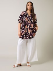 Evans – schwarze Bluse mit Biesen - Bild 4 von 6