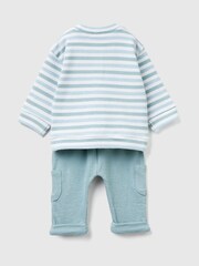 Benetton Baby Striped Top & Trousers Set - Image 2 of 3
