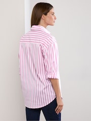 Розовый - Star by Julien MacDonald Stripe Stretch Shirt - Image 4 of 6