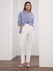 Синий - Star by Julien MacDonald Stripe Stretch Shirt - Image 2 of 6