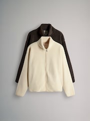 The Set 2 Pack Zip Through Borg Jackets - Slika 1 iz 5
