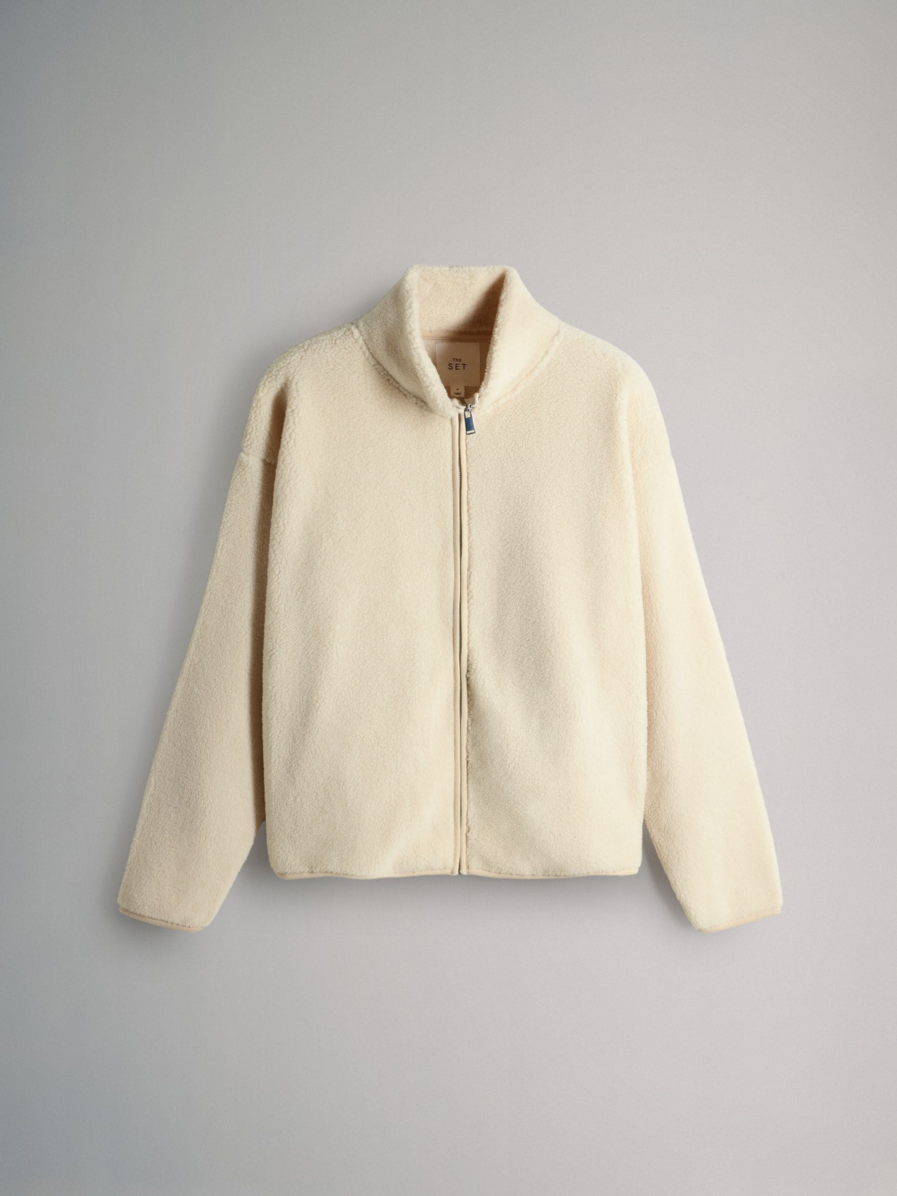 Buy The Set 2 Pack Zip Through Borg Fleeces Chocolate Brown/Cream