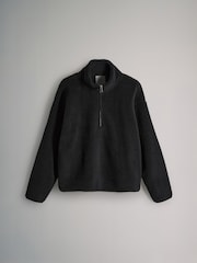 The Set 2 Pack Quarter Zip Funnel Neck Borg Fleece - Imagem 3 de 6