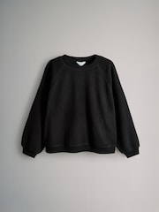 The Set Chocolate Brown/Cream/Taupe 3 Pack Cosy Borg Crew Neck Fleeces - Image 3 of 6