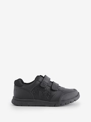 ToeZone Boys Minecraft Rip Tape School Black Shoes - Image 1 of 10