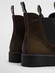 Barbour® Tan Brown Patton Leather Chelsea Boot - Image 6 of 7