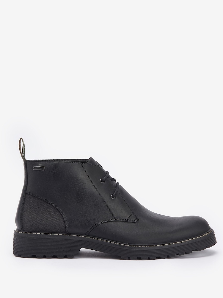 Barbour® Black Maxwell Leather Chukka Boot - Image 1 of 6 Barbour® Black Maxwell Leather Chukka Boot - Image 1 of 6