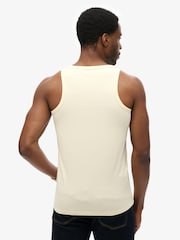 Superdry White Vintage Logo Cali Vest - Image 2 of 6