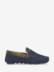 Barbour® Blue Monty Moccasin Slippers - Image 1 of 6
