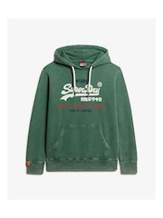Superdry Green Vintage Logo Cali Relaxed Hoodie - Image 5 of 6