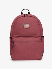 Superdry Red Workwear Canvas Montana Backpack - Image 1 of 6