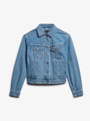 Superdry Embellished Denim 100% Cotton Jacket - Image 5 of 6