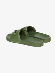 Superdry Green Tarp Core Sliders - Image 2 of 7
