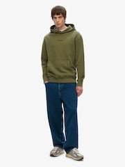 Superdry Green Micro Logo Hoodie - Image 3 of 6