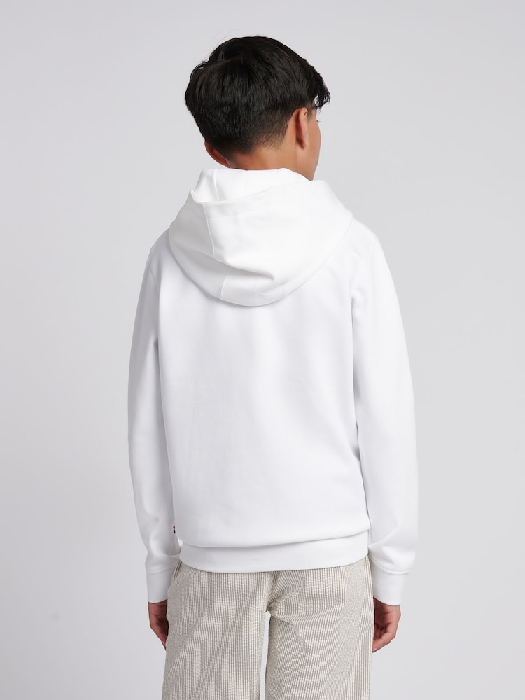 U.S. Polo Assn. White Boys Premium Print Interlock Hoodie - Image 2 of 8