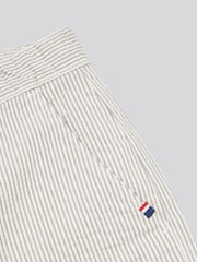 U.S. Polo Assn. Grey Boys Seersucker 100% Cotton Chino Shorts - Image 3 of 4