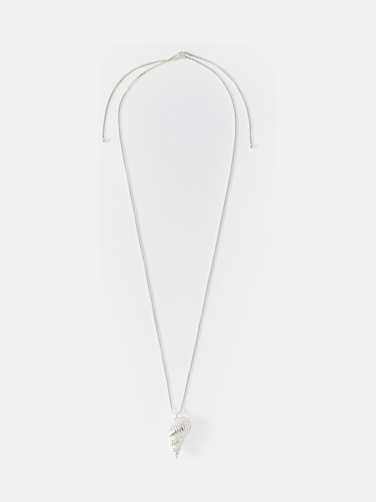 Mint Velvet Silver Tone Shell Pendant - Image 1 of 4